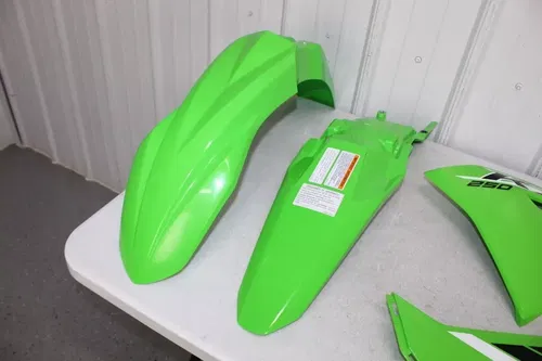 NEW 2025 Kawasaki KX250 Plastic Fenders Shrouds Plates Panels KX 250 450 24 25