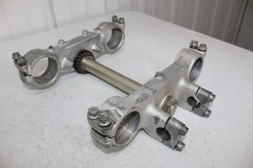 1990 Kawasaki KX125 Triple Clamps Lower 44037-1263 Upper 44039-1189 KX 125 90