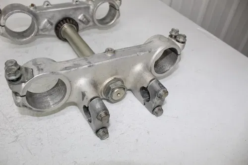 1990 Kawasaki KX125 Triple Clamps Lower 44037-1263 Upper 44039-1189 KX 125 90
