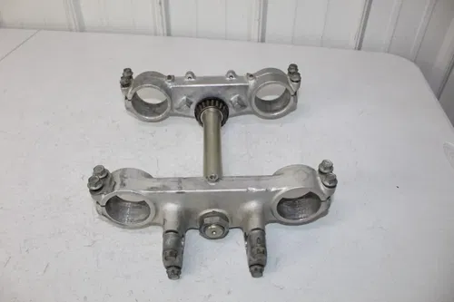 1990 Kawasaki KX125 Triple Clamps Lower 44037-1263 Upper 44039-1189 KX 125 90