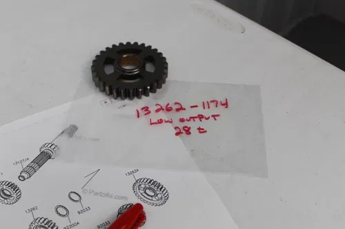 2019 - 2023 Kawasaki KX450 Transmission Low (1st) Output Gear 13262-1174 KX 450
