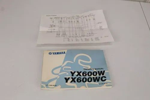 1989 Yamaha Radian YX600 W WC Owners Manual YX 600 89 B