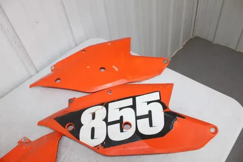 2016 - 2018 KTM 350 SXF Plastic Fenders Shrouds 125 - 450 XCF 18/2 Orange B