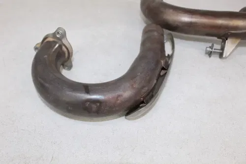 2018 2019 Yamaha YZ450F OEM Exhaust Mid and Head Pipe with Shield YZ450 18/2