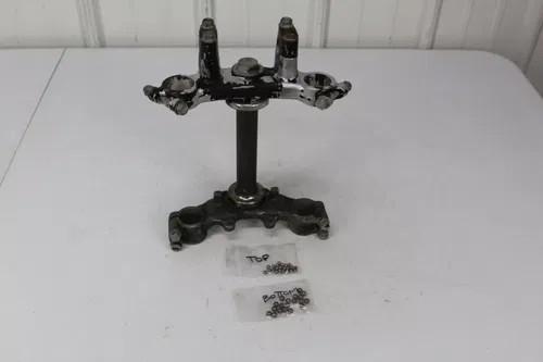 1980 - 1981 Yamaha YZ80 OEM Triple Clamp assembly clamps with bearings 81/2
