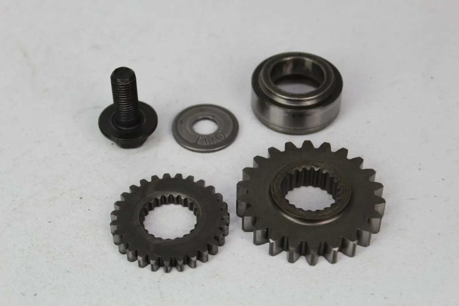 1983 Honda CR250 Primary Drive Water Pump Gear Bolt sleeve CR 250 83