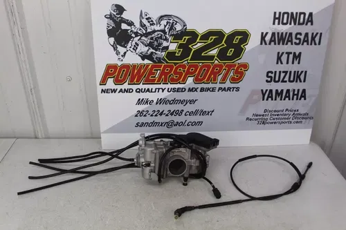 2005 Honda CRF450R OEM Keihin FCR 40 mm Carburetor Carb CRF 450 5/16