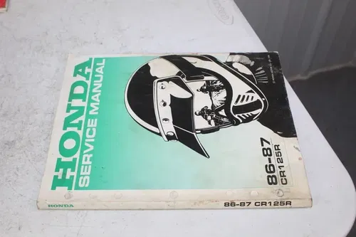 1986 1987 Honda CR125R Genuine Honda Service Manual CR125 CR 125 86 87