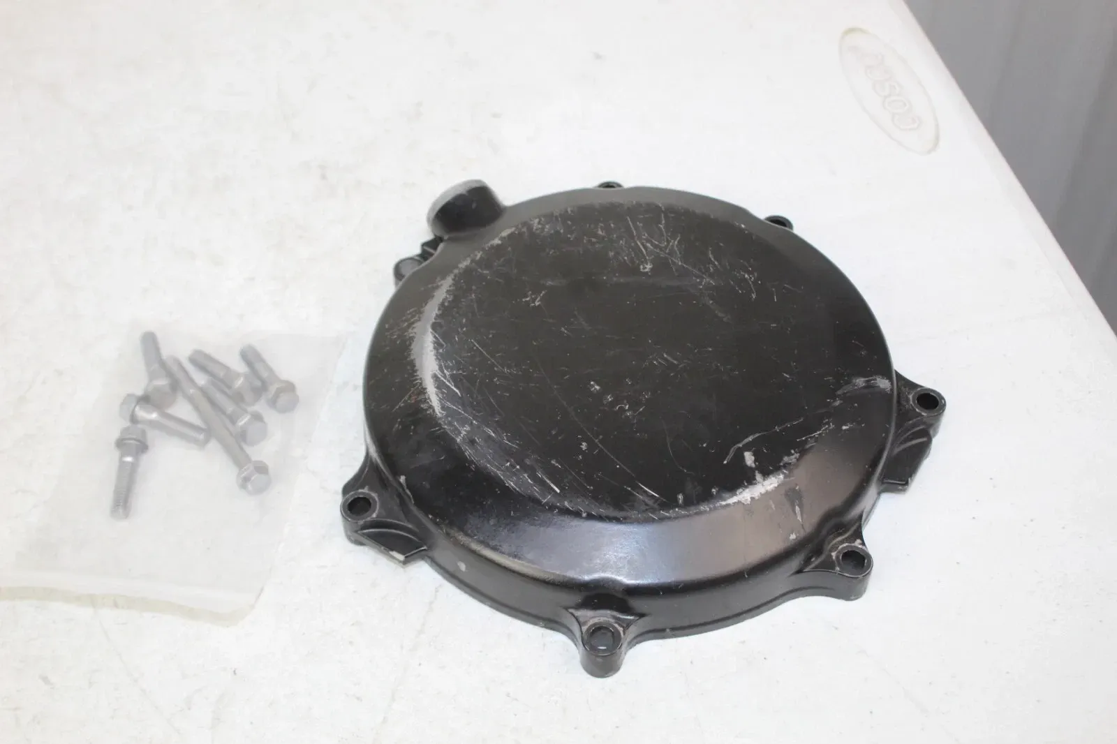 2009 Kawasaki KX450F Outer Clutch Cover 14032-0122 Bolts KX450 KX 450 9/6