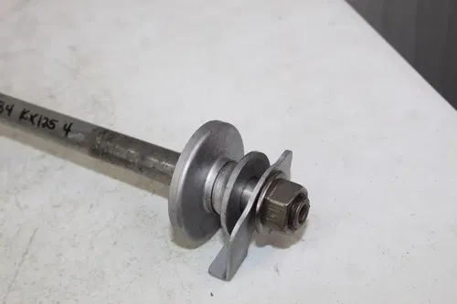 1984 Kawasaki KX125 OEM Rear Axle with Spacers KX 125 84/4