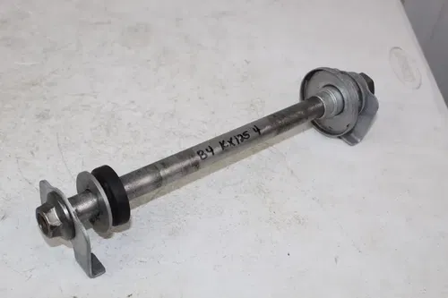 1984 Kawasaki KX125 OEM Rear Axle with Spacers KX 125 84/4