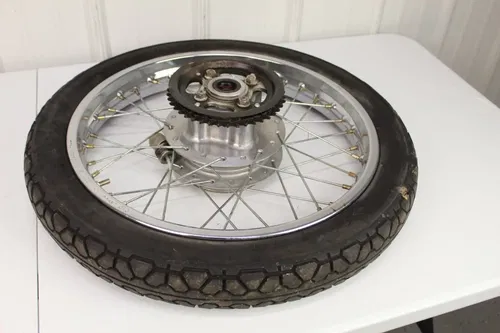 1990 Honda CB125 OEM Rear wheel assembly CB 125 90