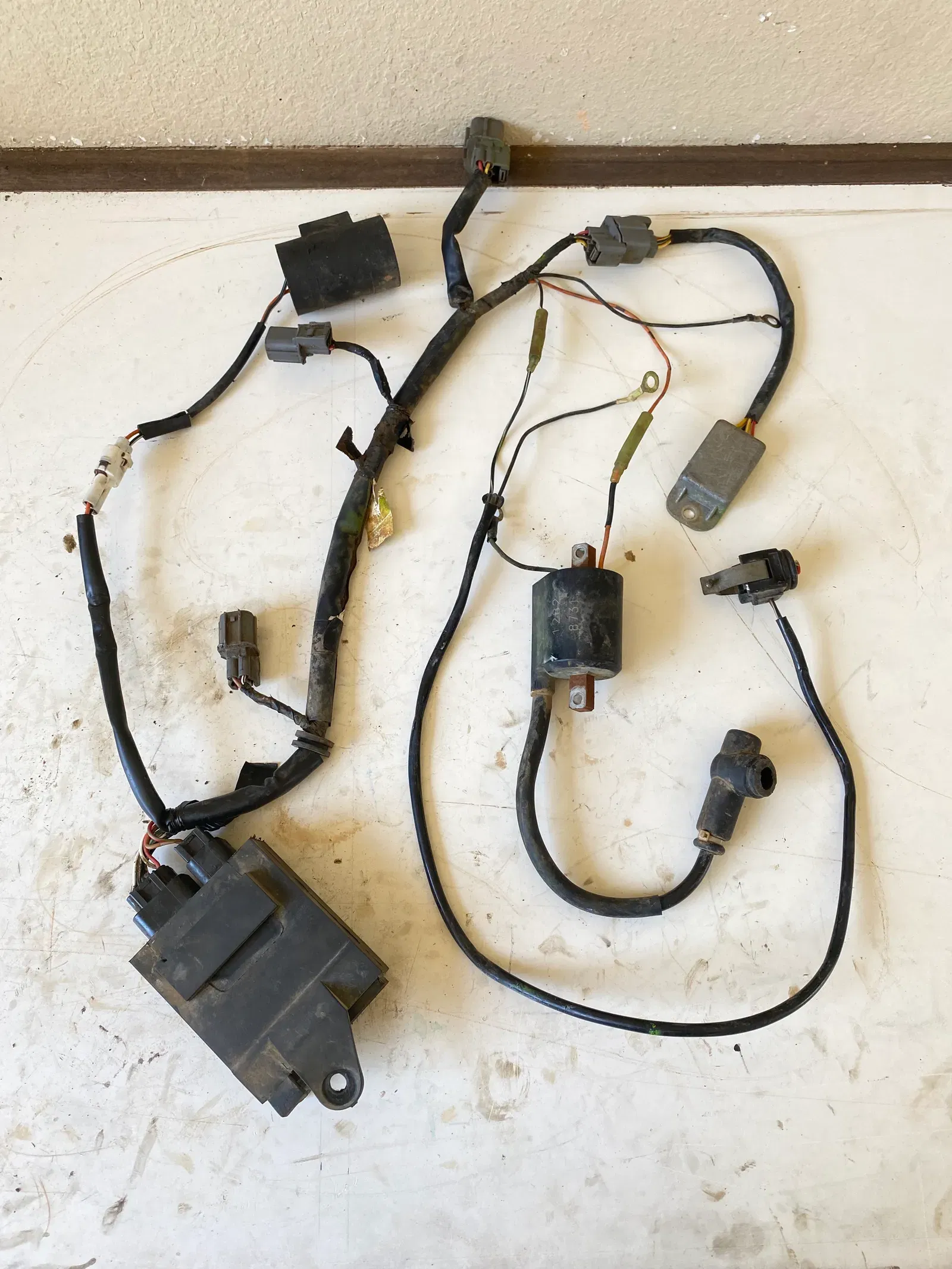 1999-2002 Kawasaki KX125 Complete OEM Wiring Harness