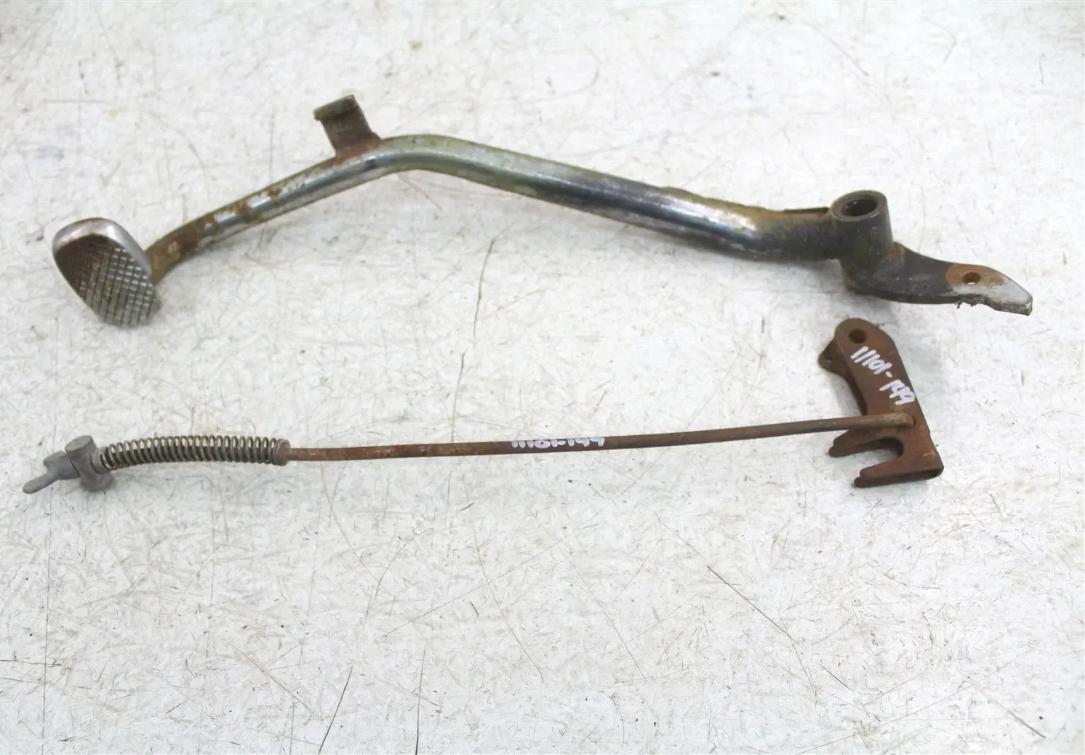 1985 Honda Fourtrax TRX 125 Rear Brake Pedal w/ Push Rod