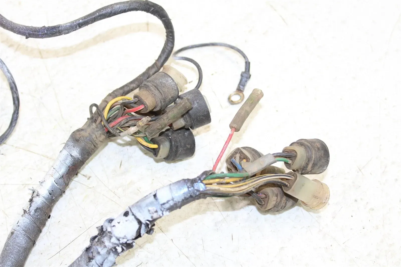 1987 Yamaha Warrior 350 Wire Wiring Harness Loom 50109
