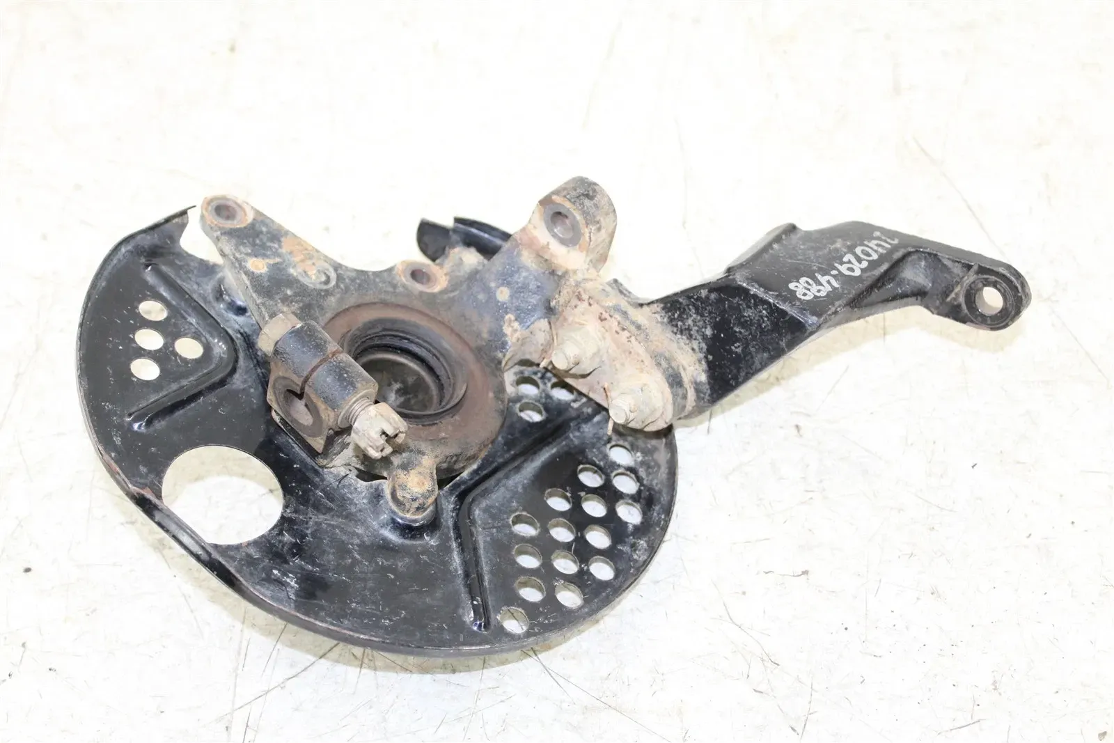 1999 Kawasaki Bayou 300 4x4 Front Right Knuckle Spindle A Arm Mount