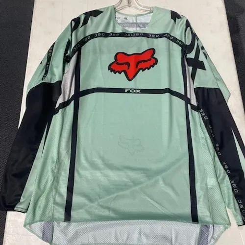 FOX 360 DIVIDE JERSEY-MINT/BLK - XL