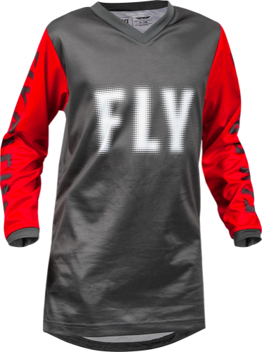 FLY RACING YOUTH F-16 JERSEY GREY/RED 