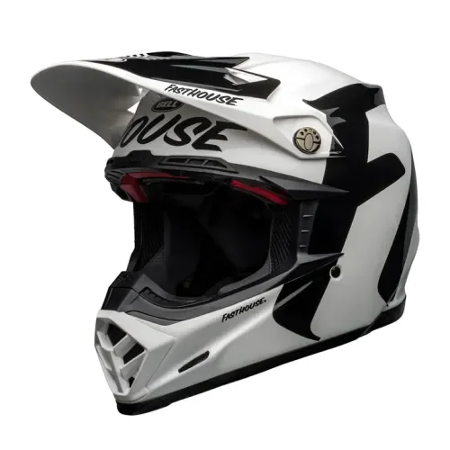 BELL FASTHOUSE NEWHALL MOTO9 FLEX-BLK/WHT - MED