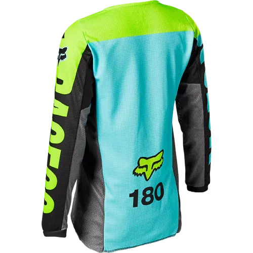 FOX YOUTH TRICE JERSEY-TEAL - MED