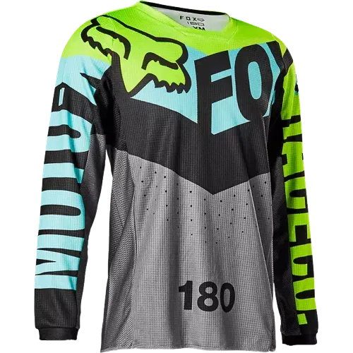 FOX YOUTH TRICE JERSEY-TEAL - MED