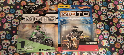 Hot Wheels Lot. Ivan Tadesco Suzuki/Pro circuit Kawasaki 