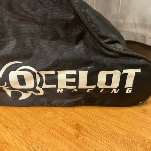 Boot Bag Ocelot Racing Black And White