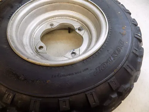 Honda ATC350X Front Wheel   w/ dunlop tire   ATC 350X X 1985 #9