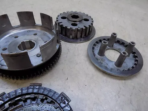 Honda ATC200X Clutch Assembly w/ kit basket / hub   atc 200x x 1985 eng#3