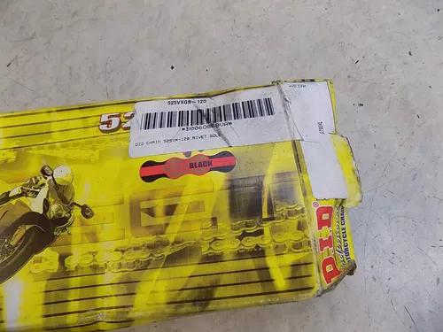 D.I.D. New Chain 525vx -129 Rivet Gold
