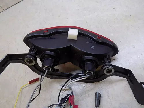 Suzuki VStrom Rear Brake Light w/ Mount Support     V strom 650 2009 low mile