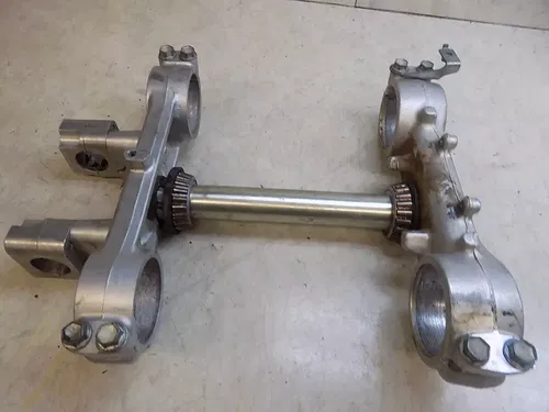 Kawasaki KX250 Triple Tree Clamp w/ oversize bar clamps  KX 250  1999