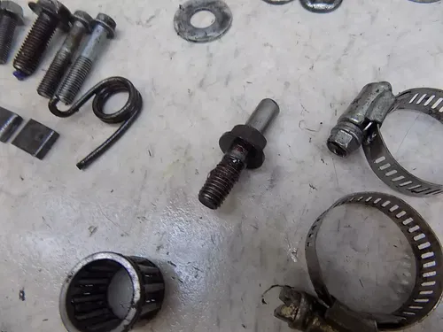 Honda CR500 Shift Plate Nuts bolts Actuator Arm misc  CR 500 1985