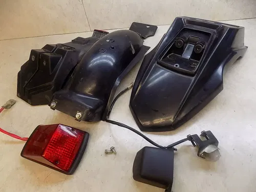 Kawasaki KLR650 Rear Fender Plastic set w/ lights    KLR 650 2009