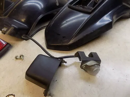 Kawasaki KLR650 Rear Fender Plastic set w/ lights    KLR 650 2009