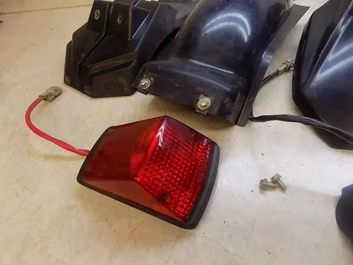 Kawasaki KLR650 Rear Fender Plastic set w/ lights    KLR 650 2009