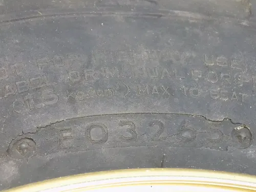 Honda ATC250R Gold Front Wheel w/ OHTSU Tire ATC 250R 1985 R