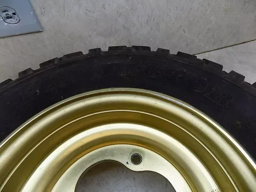 Honda ATC250R Gold Front Wheel w/ OHTSU Tire ATC 250R 1985 R