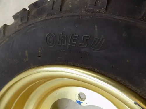 Honda ATC250R Gold Front Wheel w/ OHTSU Tire ATC 250R 1985 R