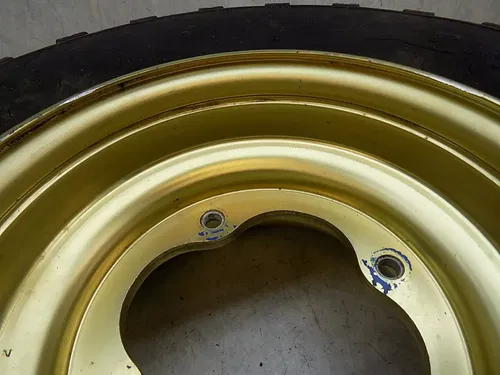 Honda ATC250R Gold Front Wheel w/ OHTSU Tire ATC 250R 1985 R