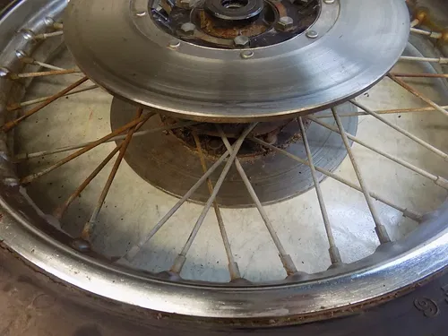 Kawasaki H2 750 Front Wheel w/ Discs  1972