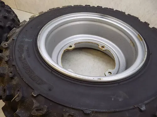Suzuki LT500R Quadzilla Front Wheels w/ Dunlop Tires  LT 500 1990