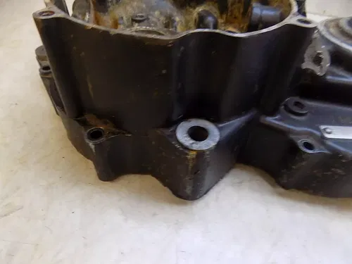 Honda CR500 Left engine Case Half CR 500 1984 *has damage*
