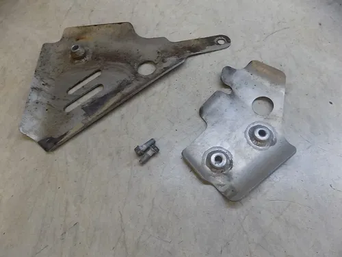 Kawasaki KX500 Works Connection Frame Guards   KX 500 2002