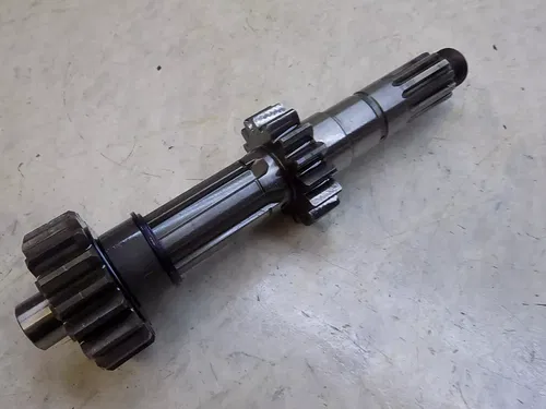 Honda CR500 Transmission Main Shaft w/ 2 gears  CR 500 1988 CR 500 #3