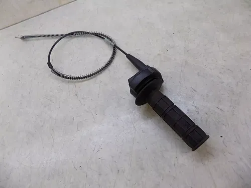 Kawasaki KX250 Throttle Tube Grip Assembly w/ Cable  KX 250 2005 2 stroke