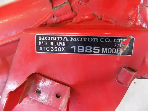 Honda ATC350X  Frame w/ papers     ATC 350x x 1985 #6