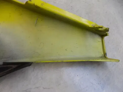 Yamaha RZ350 Side Panel Plastic Piece Yellow / Black   RZ 350 1984 1985