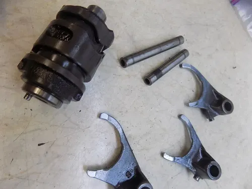 Kawasaki KX500 Shift Forks Drum misc engine transmission parts  KX 500 2002