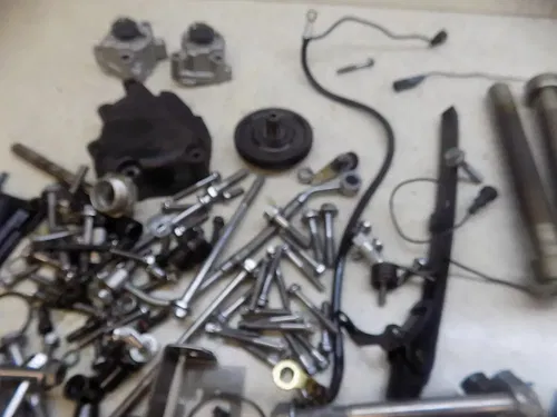 Triumph T100 Engine Parts pieces bolts covers misc   Bonneville 2014 low miles